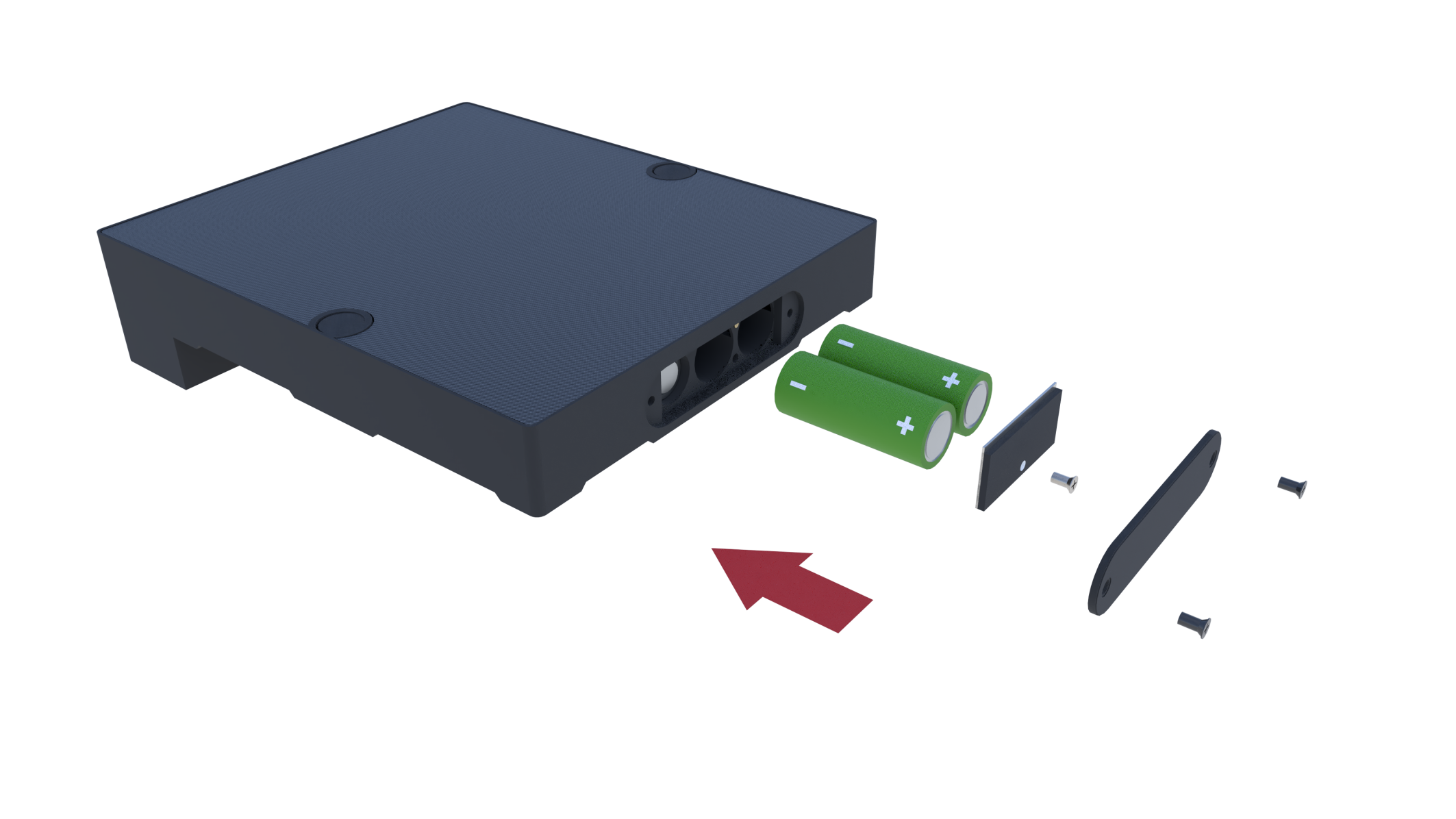 Battery compartment overview