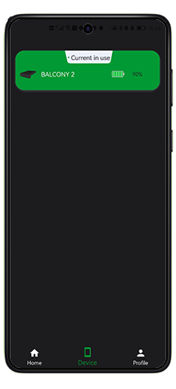 App pairing success screen